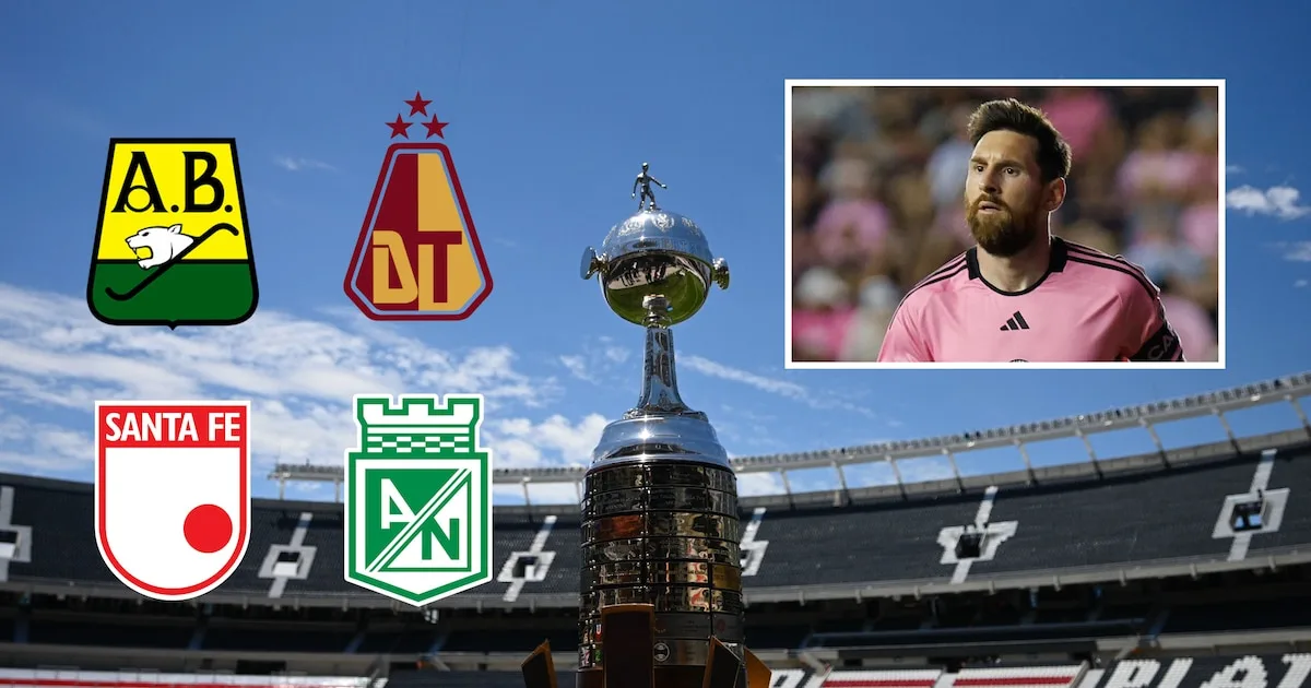 Les équipes colombiennes joueraient contre l’Inter Miami de Lionel Messi : ce serait le changement controversé pour la Copa Libertadores