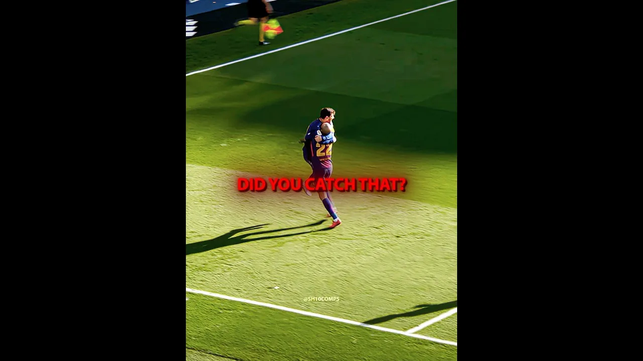 Did Messi Even Realize That?