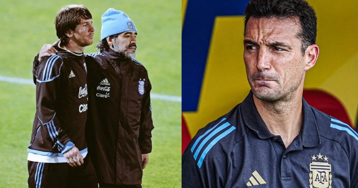 Lionel Scaloni a choisi entre Lionel Messi et Diego Maradona: « Tout le monde peut avoir une opinion »