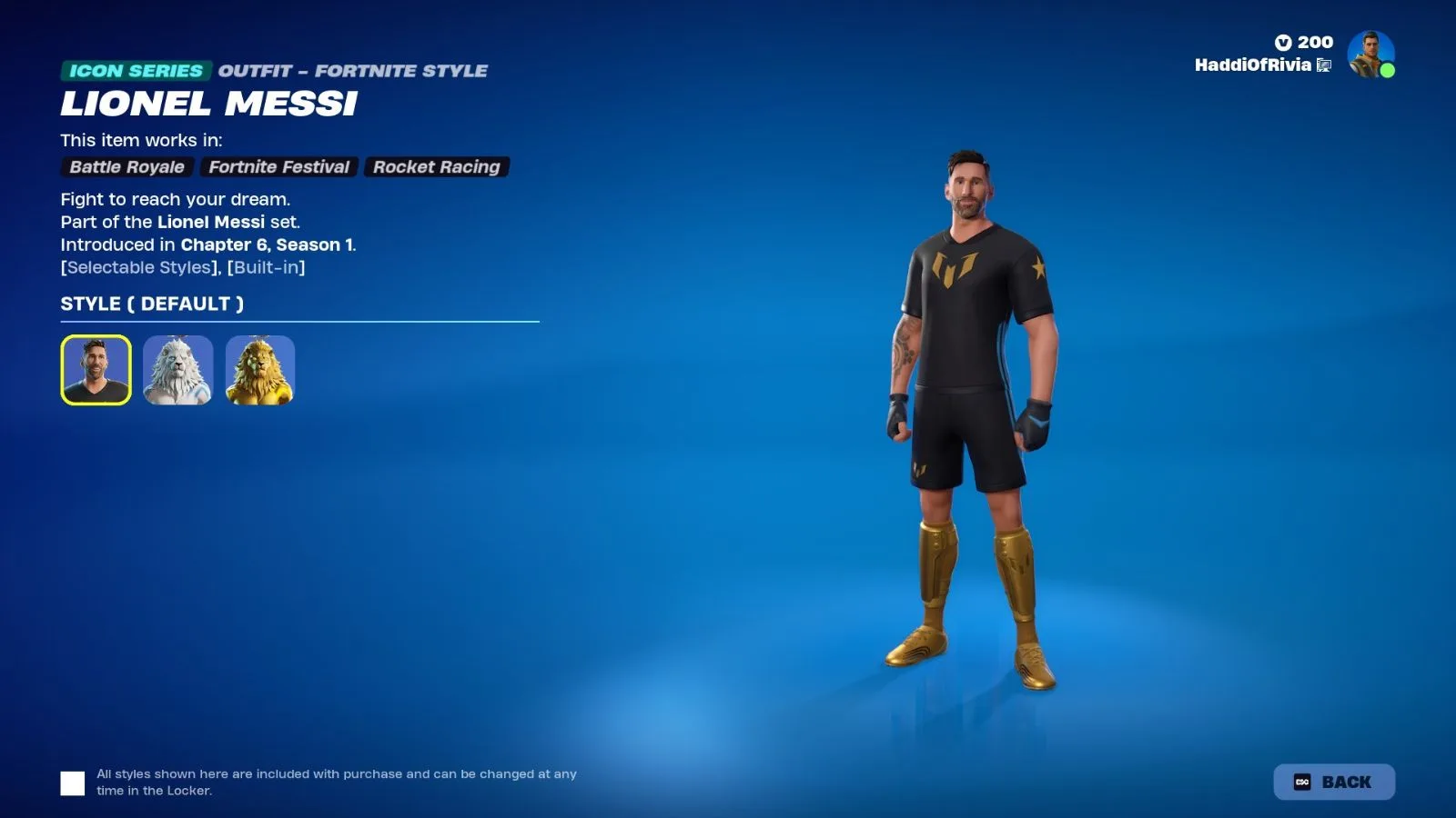 Comment obtenir le skin populaire Lionel Messi dans Fortnite 2024
