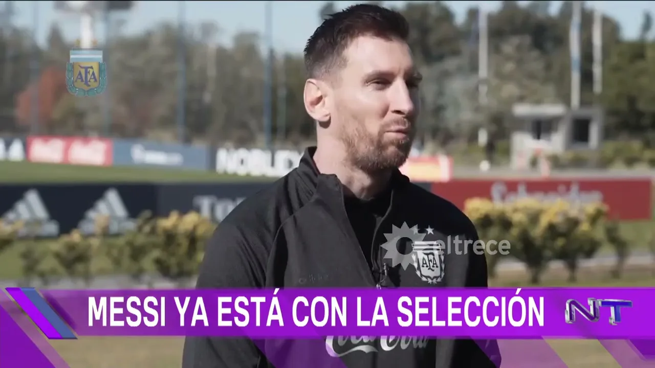 Lionel Messi ya está en la Selección argentina y habló de