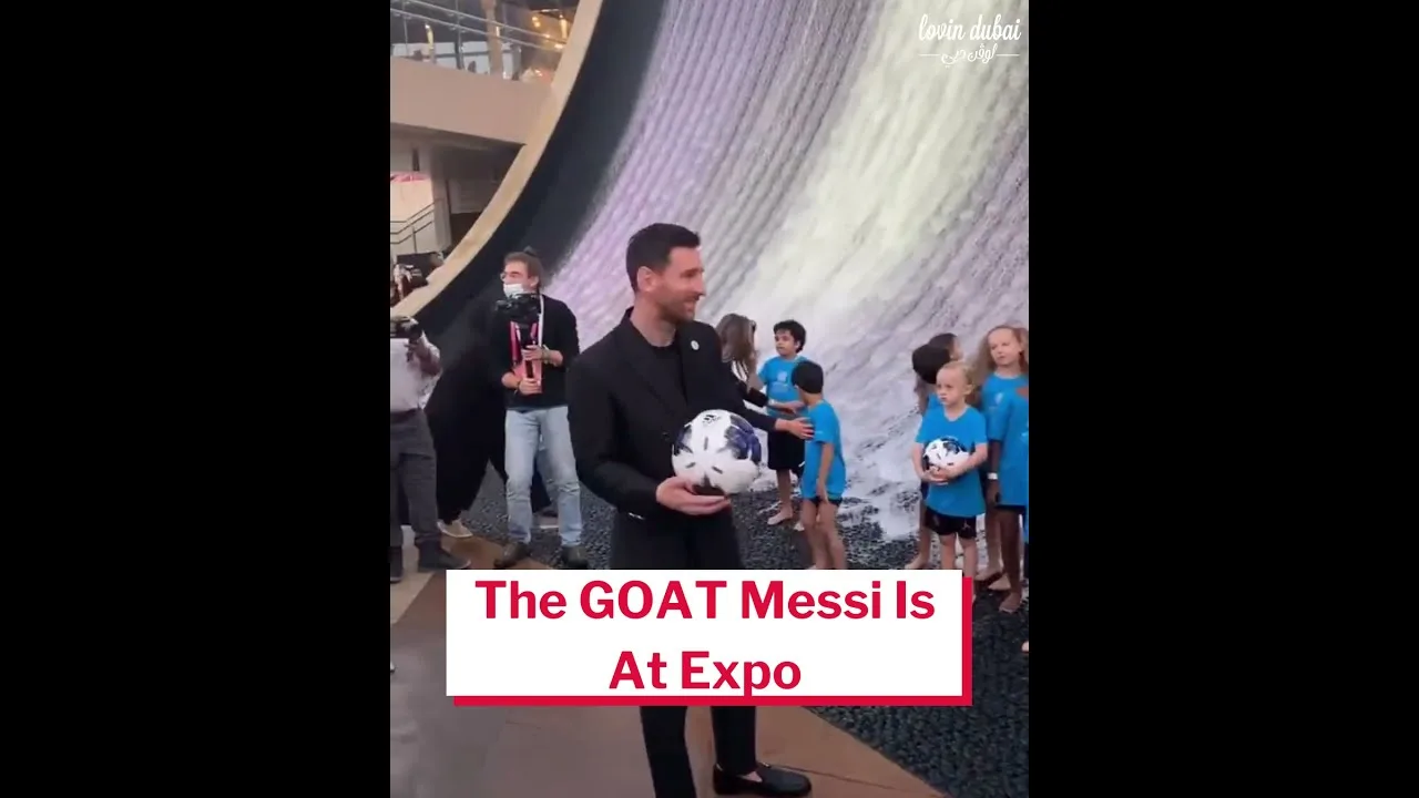 GOAT Lionel Messi Is At Expo 2020 Dubai ⚽️