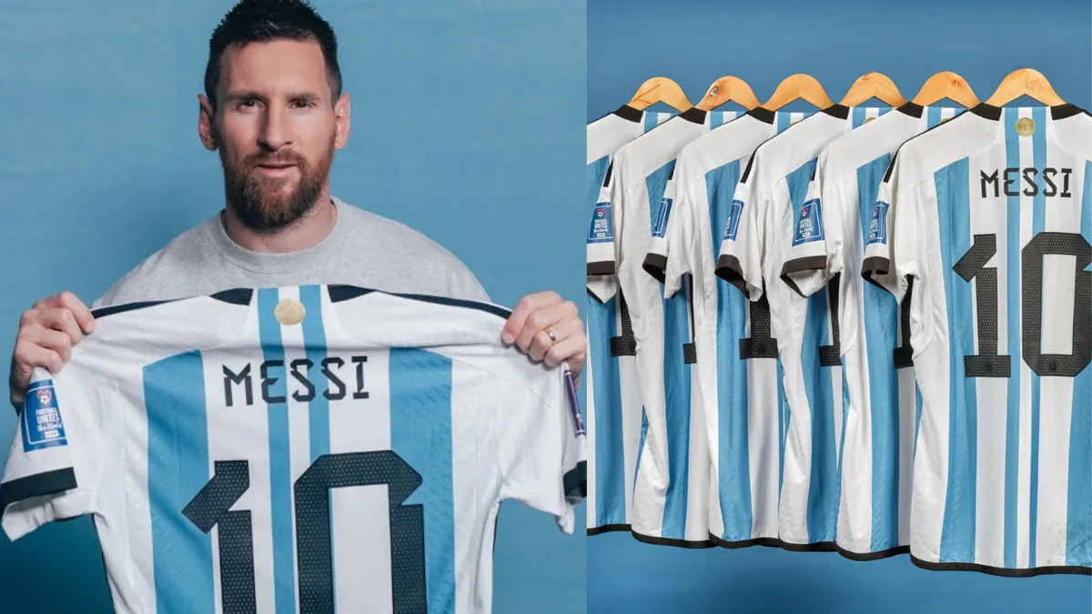 de t-shirts de l’équipe nationale argentine