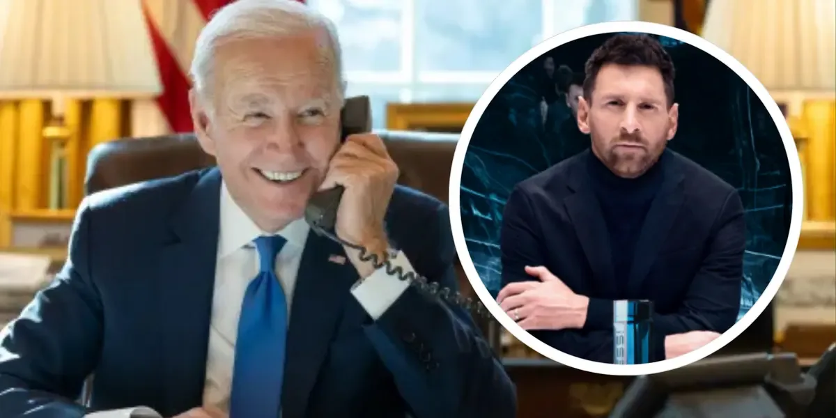 Lionel Messi reçoit la Médaille présidentielle de la liberté décernée par Joe Biden