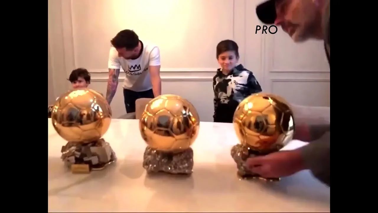 Thiago Messi Thinks Messi Has 8 ballon d'Or