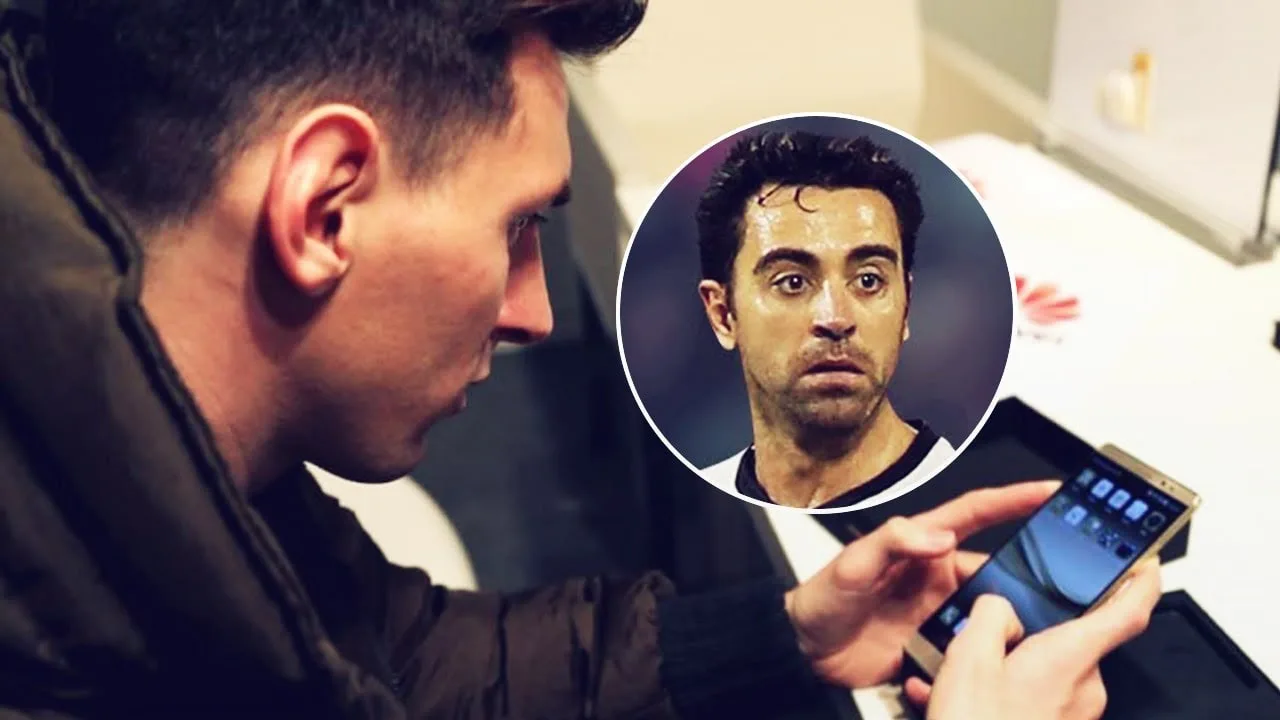 The text Lionel Messi sent to Xavi right before Quique