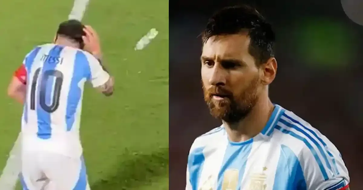 Un footballeur paraguayen s’excuse auprès de Lionel Messi après que des fans ont jeté une bouteille d’eau sur le capitaine argentin
