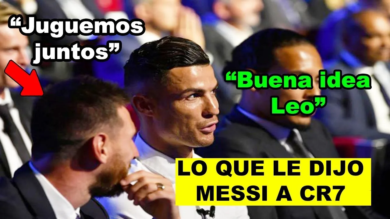 Que le DIJO Leo Messi a Cristiano Ronaldo en el SORTEO de la