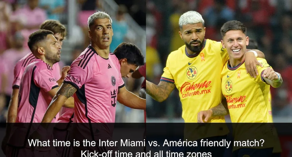 À quelle heure l’Inter Miami contre l’Amérique avec Lionel Messi joue-t-il le match amical d’aujourd’hui depuis l’Allegiant Stadium du Nevada ? Heure du coup d’envoi et tous les fuseaux horaires | FR