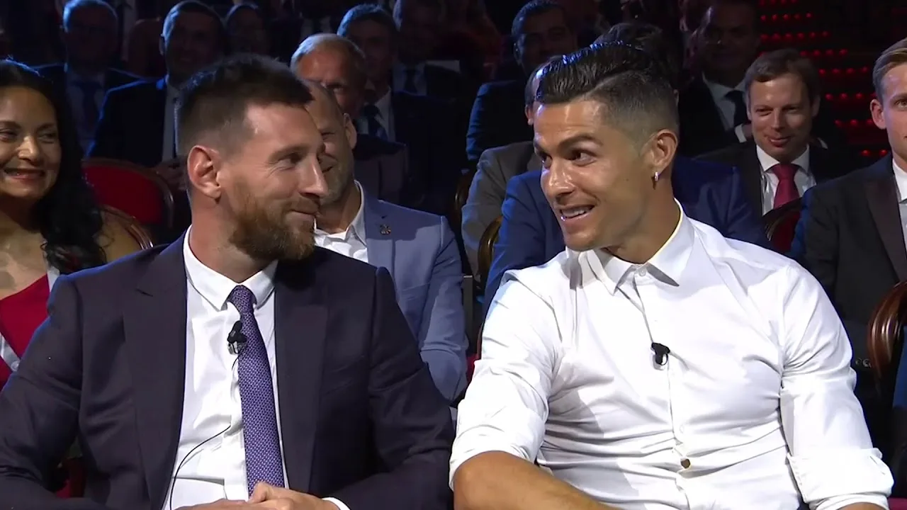 Lionel Messi & Cristiano Ronaldo Joke At UEFA Champions