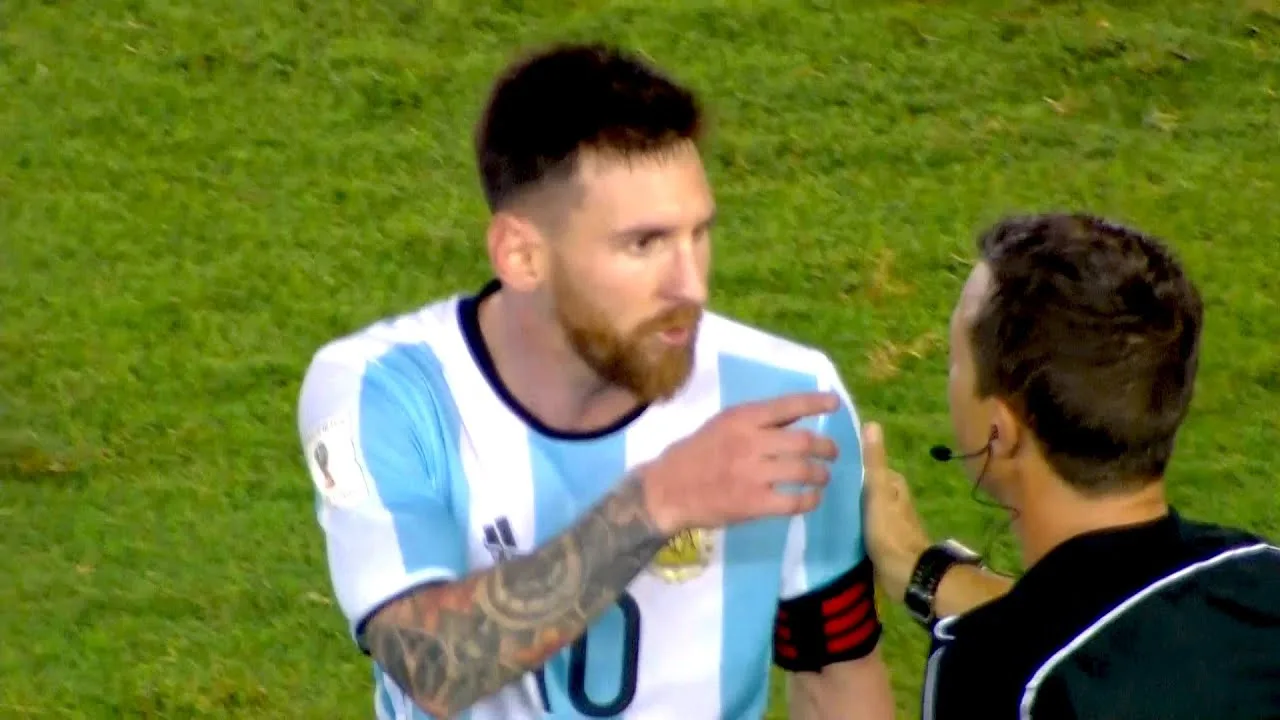 Angry Moments of Lionel Messi