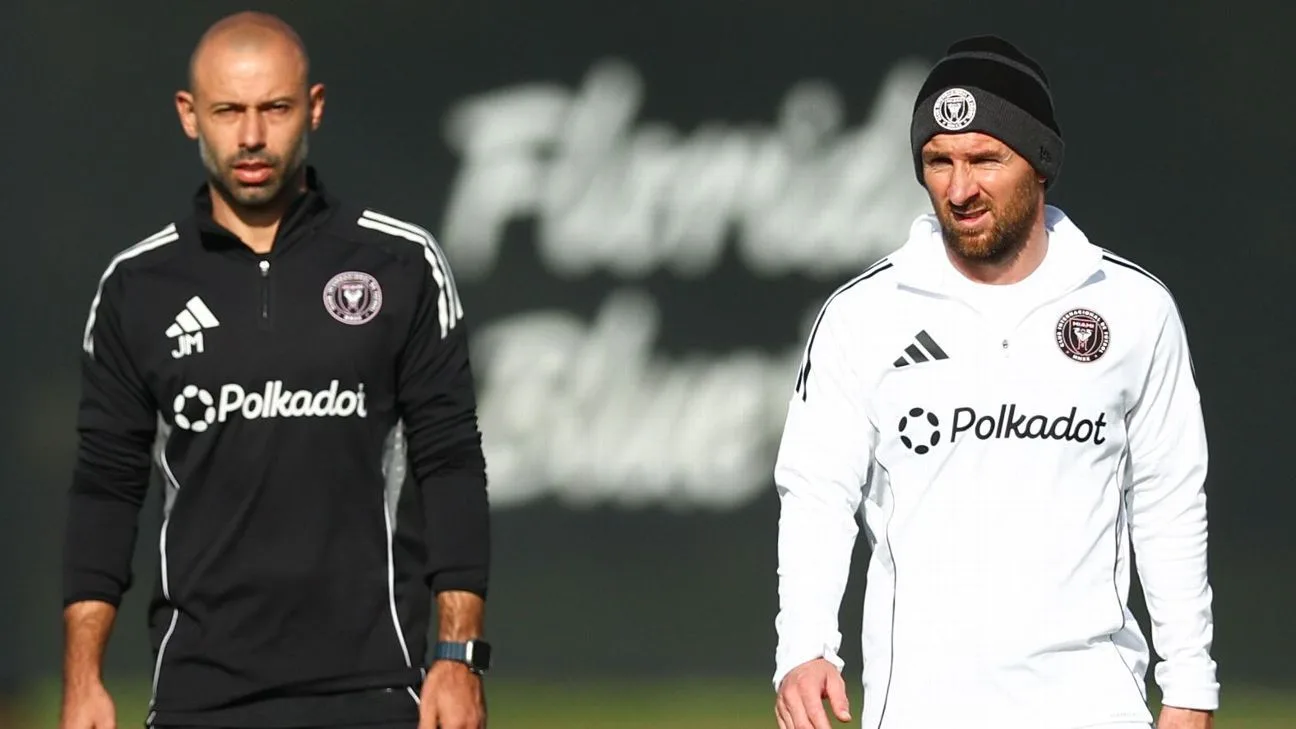 Lionel Messi, Miami reprend l’entraînement avec Javier Mascherano