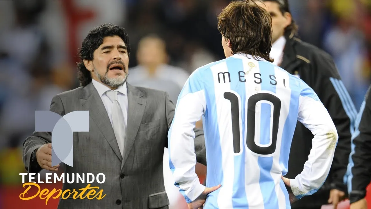 El tributo de Lionel Messi a Diego Armando Maradona |