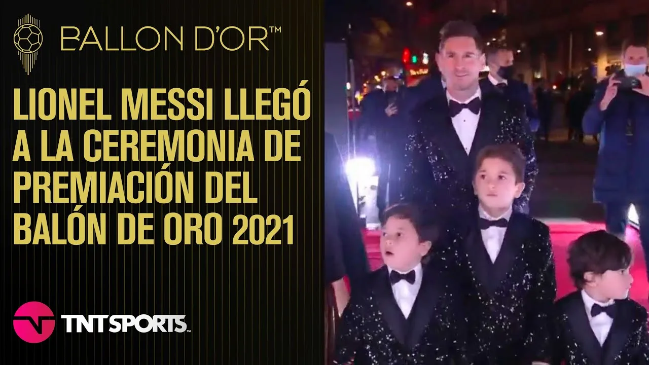 LIONEL MESSI LLEGÓ A LA CEREMONIA DE PREMIACIÓN  | Balón de