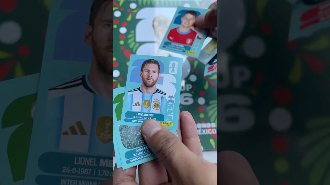Lionel Messi Álbum Mundial 2026 Panini #fifaworldcup #album #lionelmessi #short #messi #panini