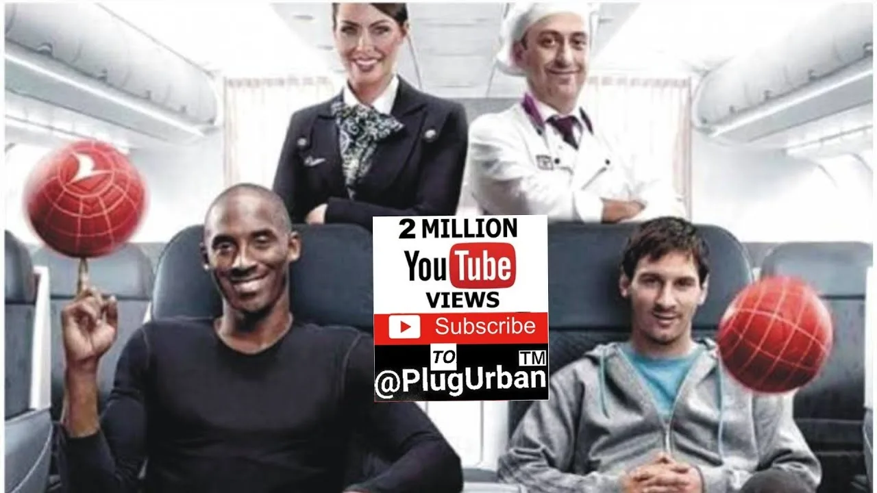 Kobe Bryant (R.I.P.) and Lionel Messi helicopter commercial