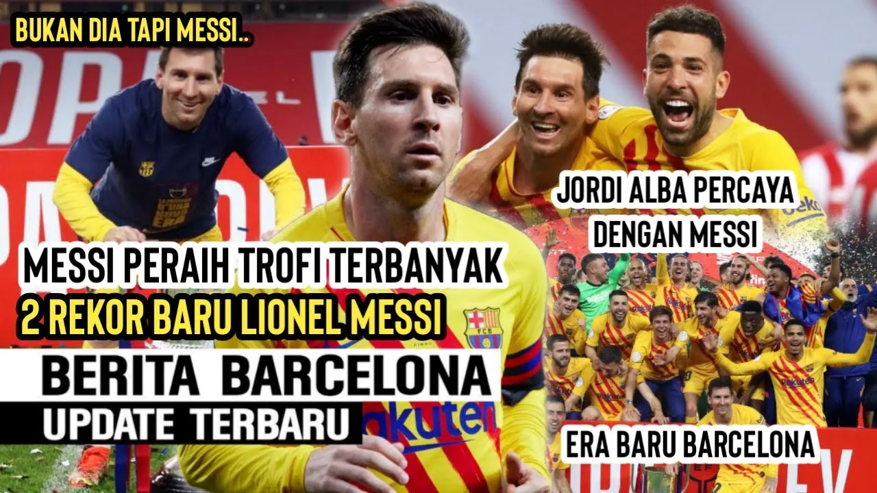 ERA BARU  2 Rekor Baru Lionel Messi  Messi Peraih TROFI