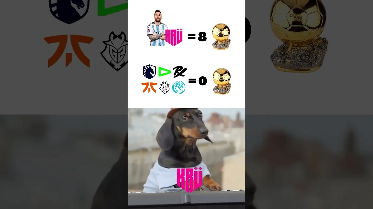 KRÜ Esports el mejor equipo del de la mano de Leo Messi