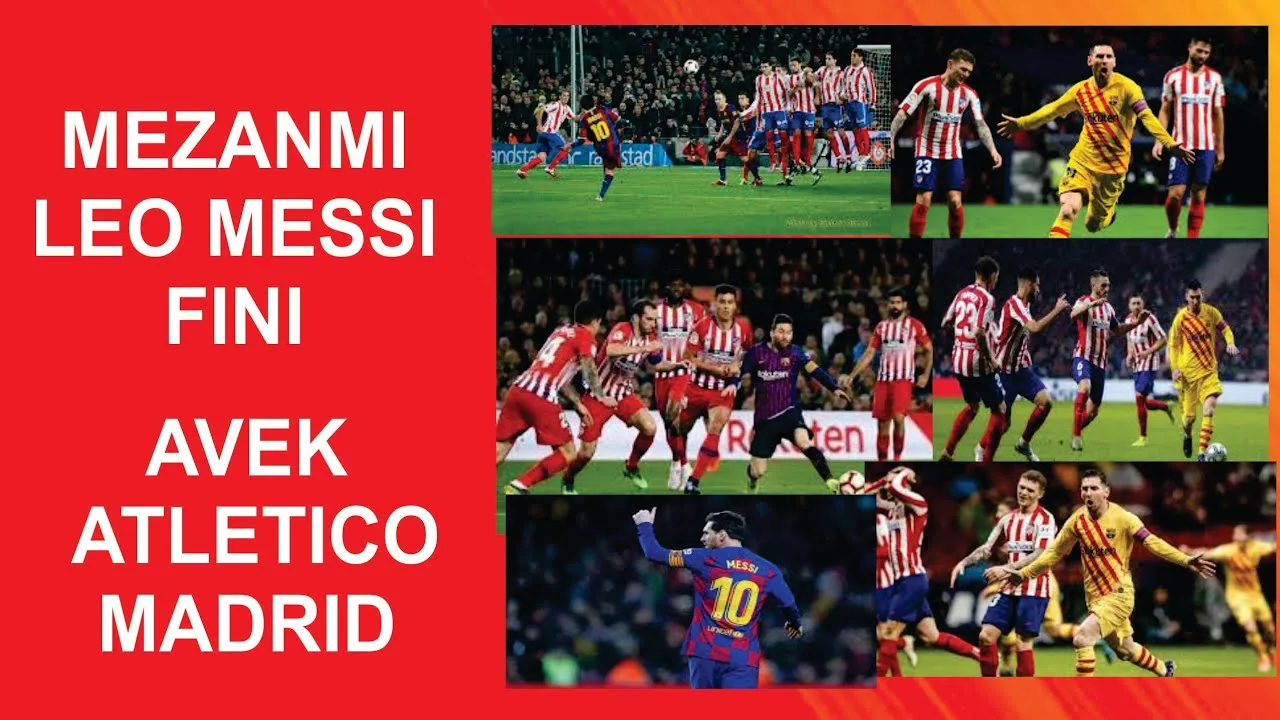 Leo Messi touye Atletico